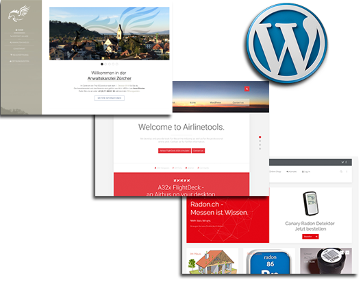 Drei-KundenWebseiten Wordpress